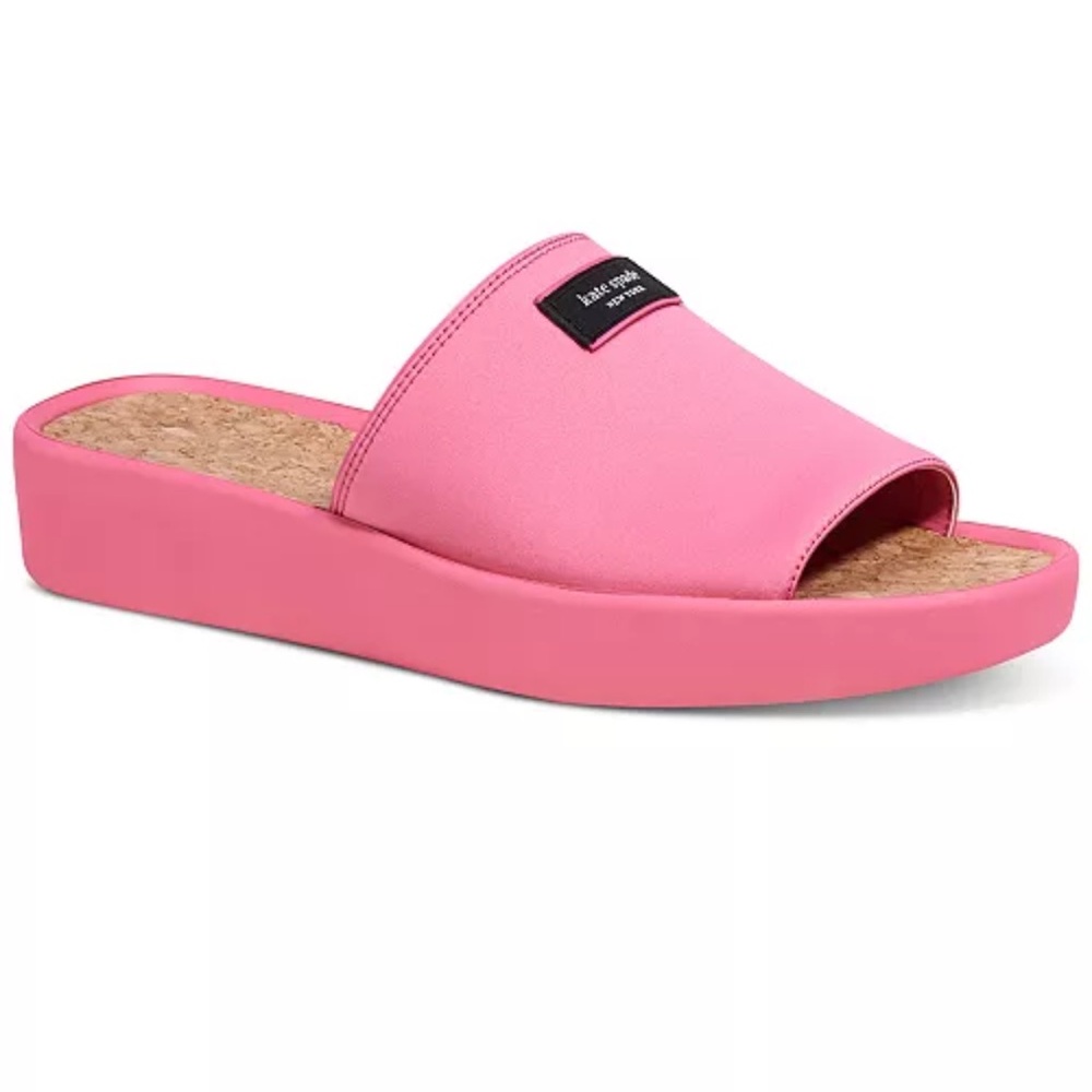 Kate Spade Pink Slide Flat Sandal